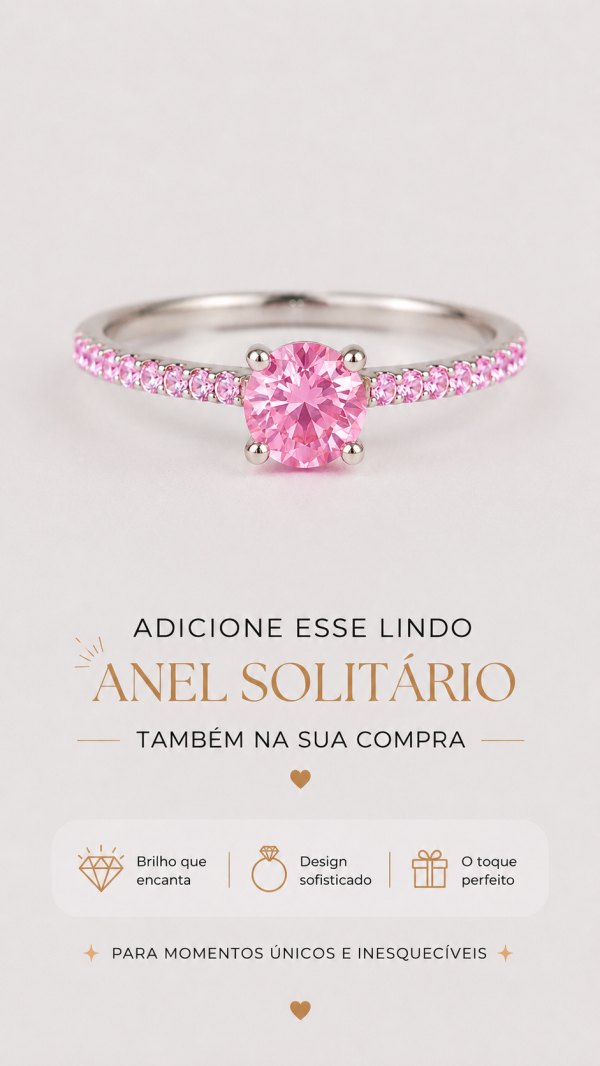 Par de Alianças Chanfradas 3mm com Cravação Rosa - Prata 950, imagem 4